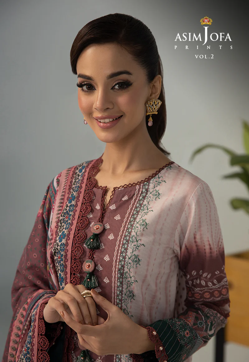 AJBP-33  PRINTED LAWN 3 PCS - Image 8