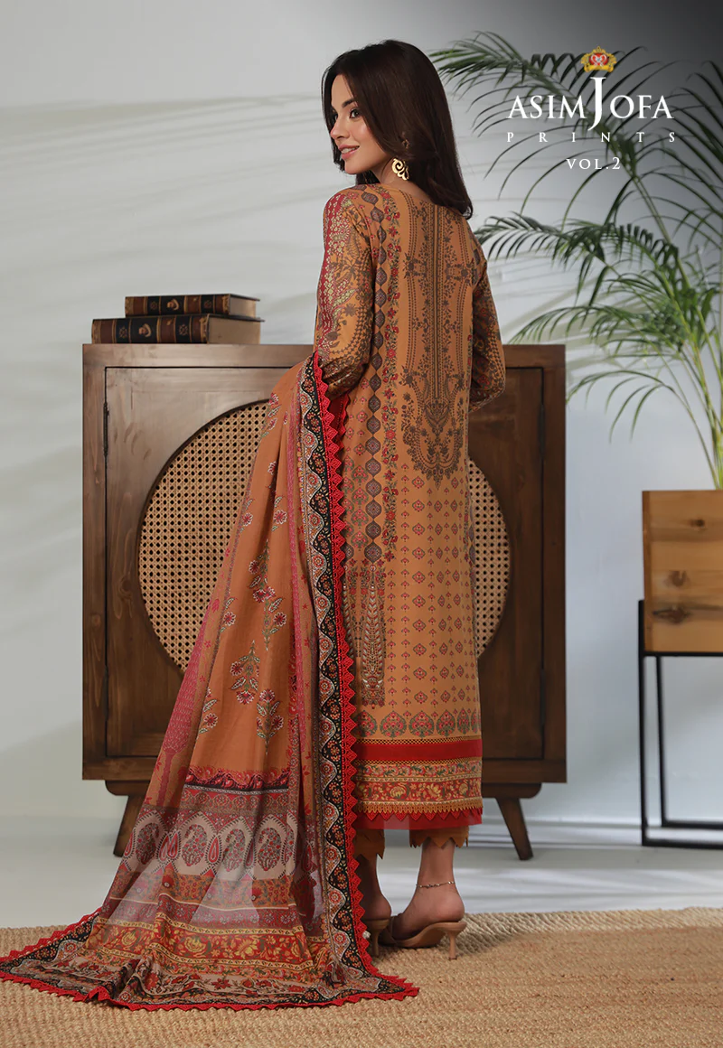 AJBP-34 PRINTED LAWN 3 PCS - Image 2