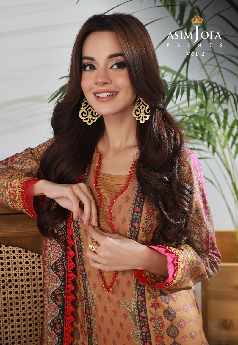 AJBP-34 PRINTED LAWN 3 PCS - Image 5