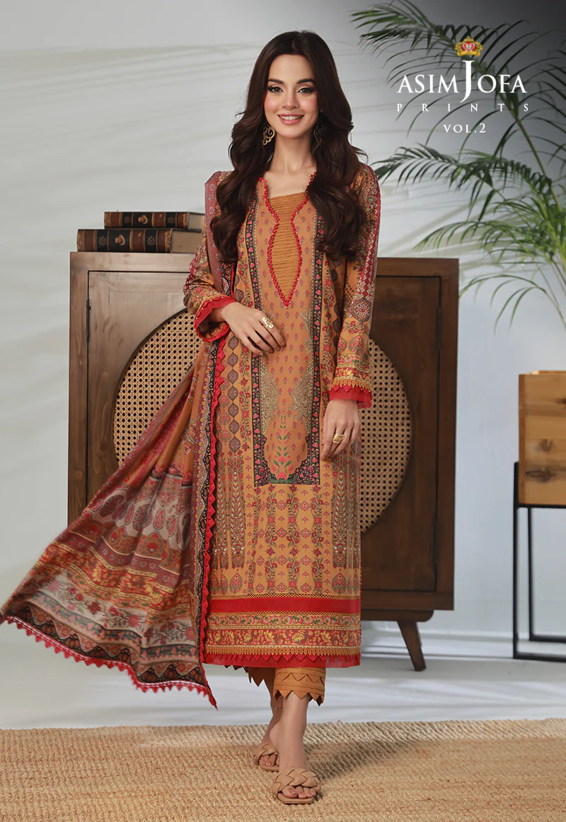 AJBP-34 PRINTED LAWN 3 PCS - Image 8