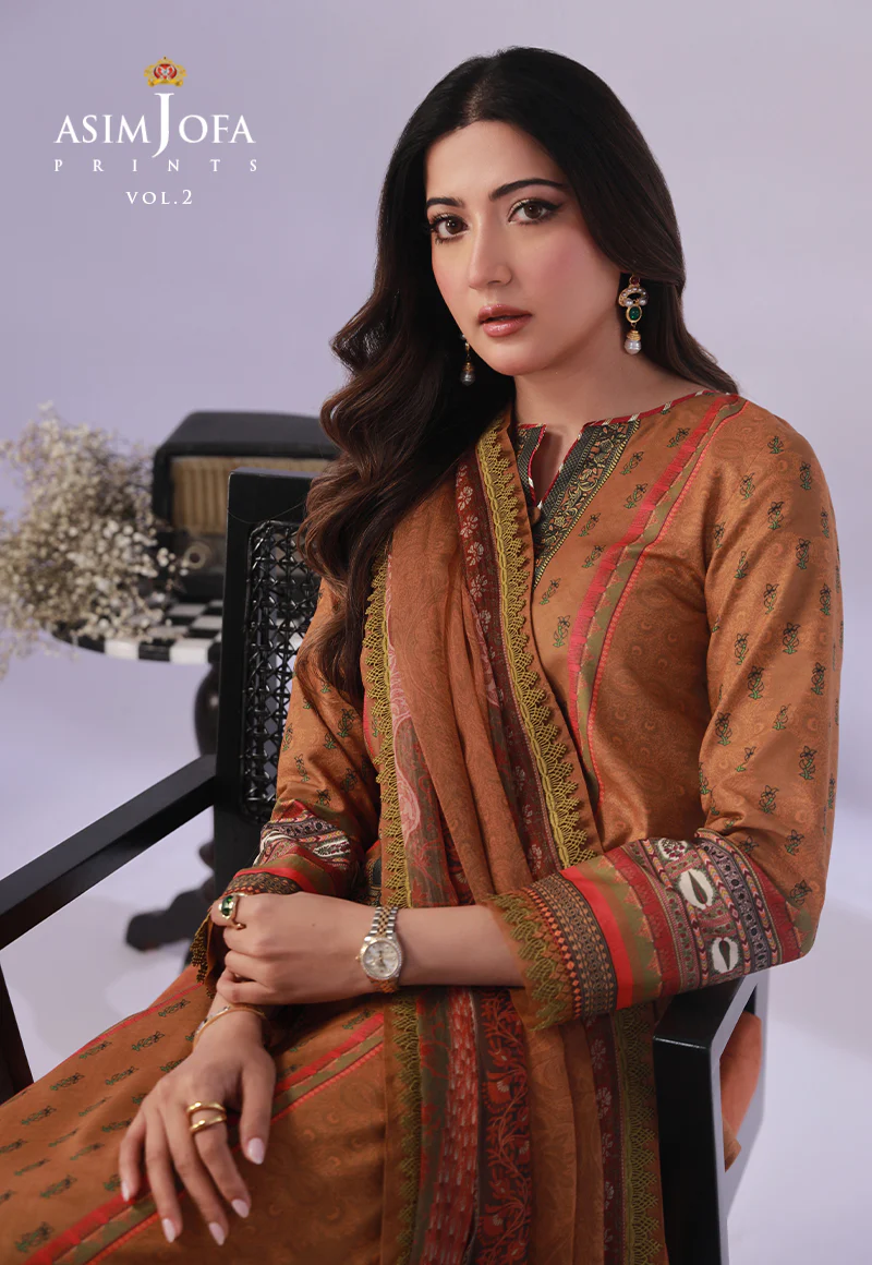 AJBP-37 PRINTED LAWN 3 PCS - Image 6