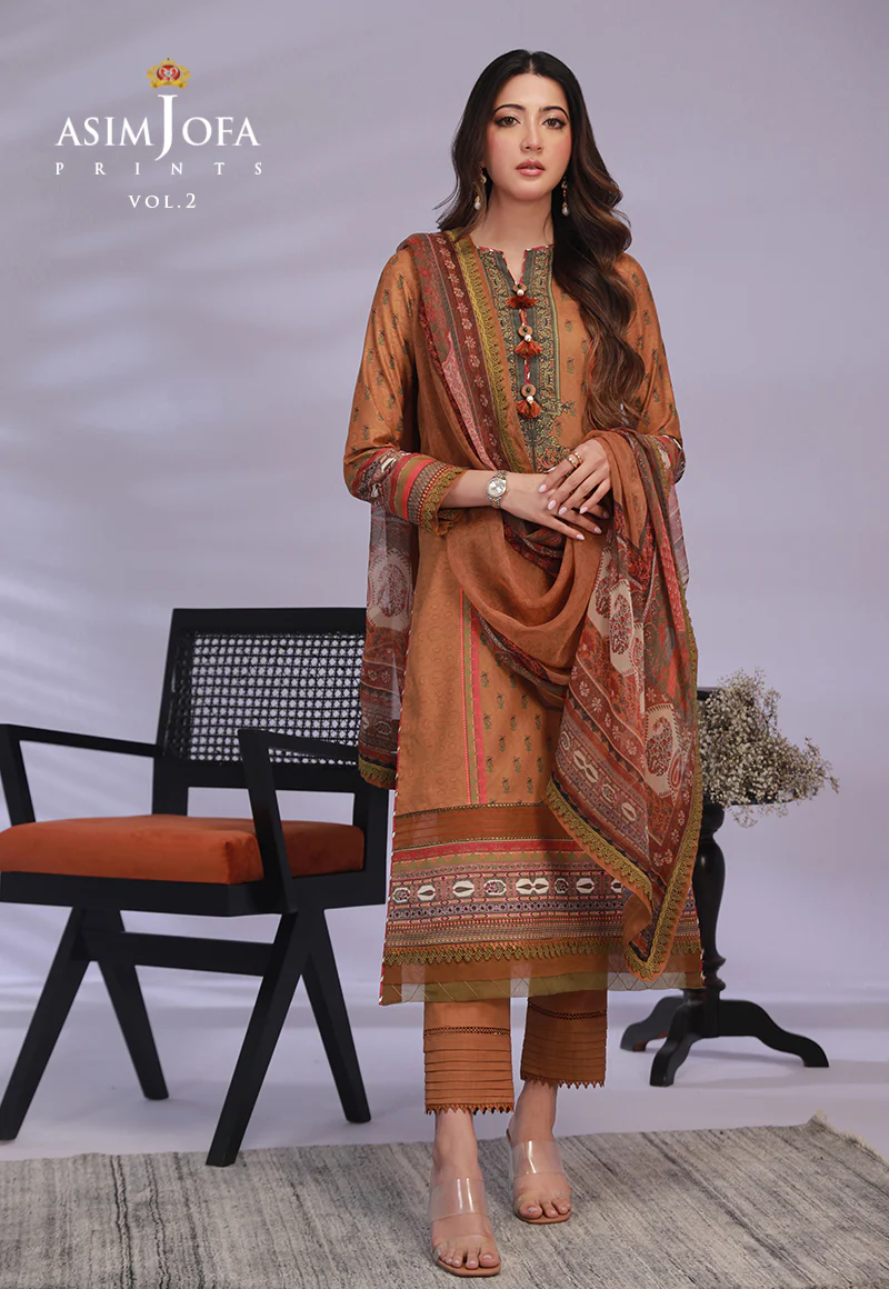 AJBP-37 PRINTED LAWN 3 PCS - Image 7