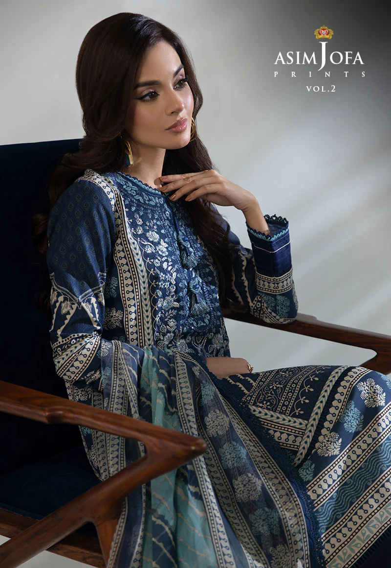 AJBP-46 EMBROIDERED LAWN 3-PCS - Image 7