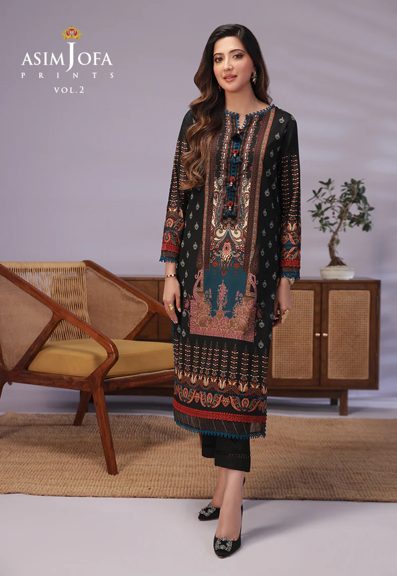 AJBP-51  PRINTED LAWN 2 PCS - Image 7