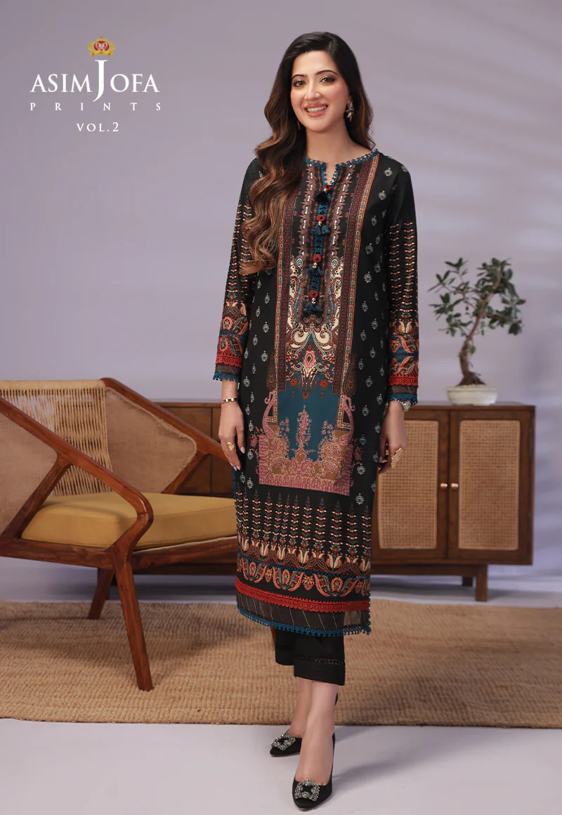 AJBP-51  PRINTED LAWN 2 PCS - Image 8