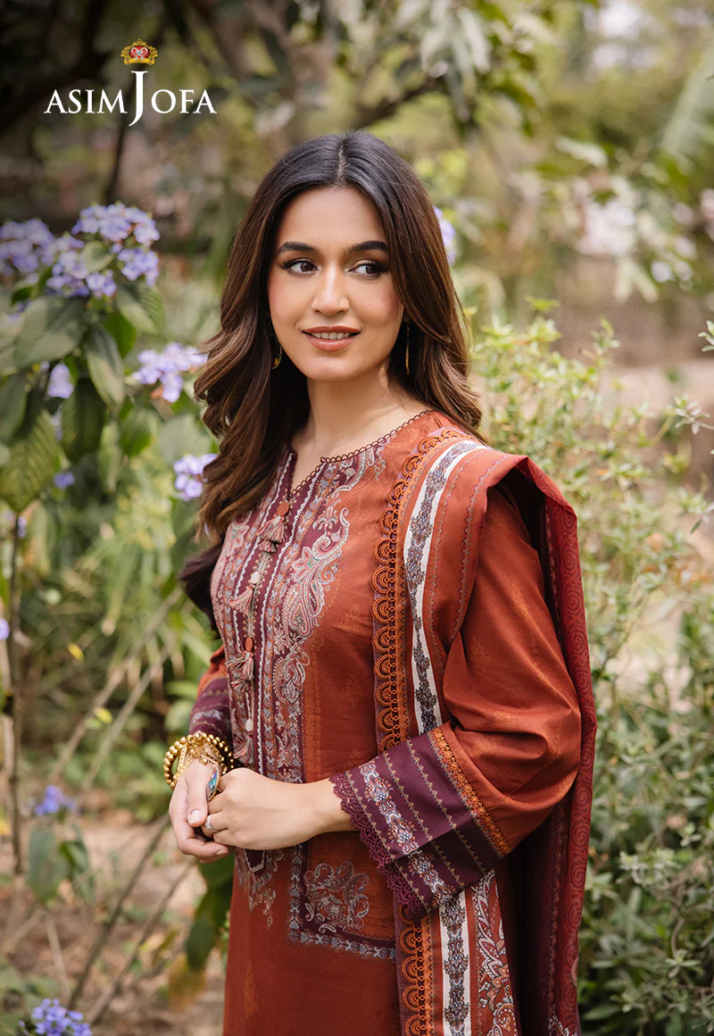 AJBU-01 PRINTED LAWN 3 PCS - Image 3