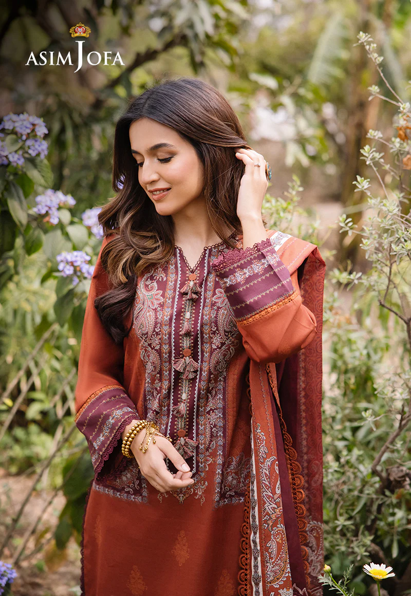 AJBU-01 PRINTED LAWN 3 PCS - Image 4