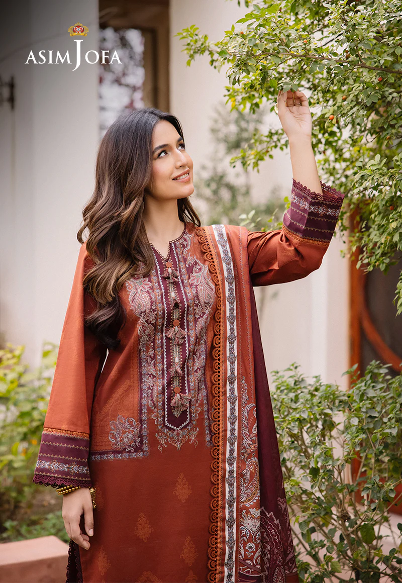 AJBU-01 PRINTED LAWN 3 PCS - Image 5