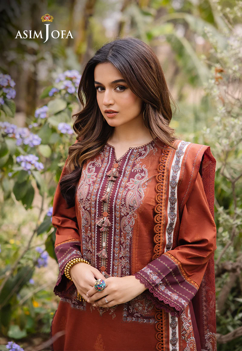 AJBU-01 PRINTED LAWN 3 PCS - Image 9