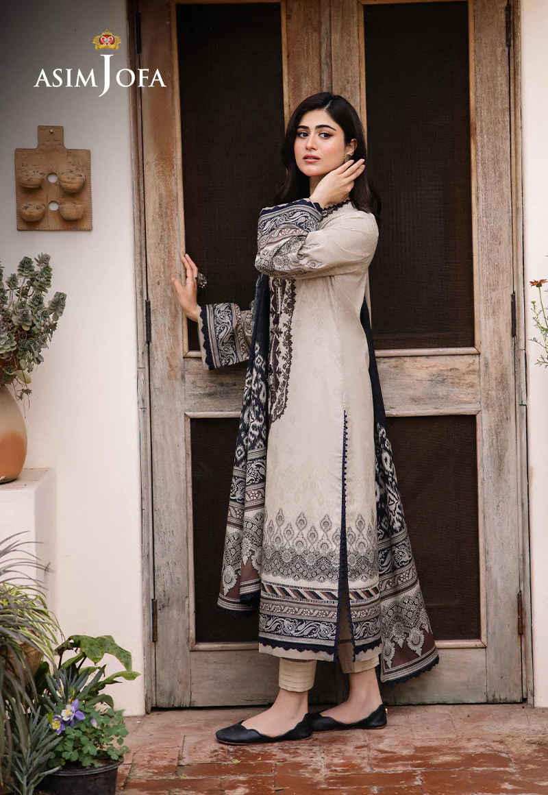 AJBU-02 PRINTED LAWN 3 PCS - Image 4