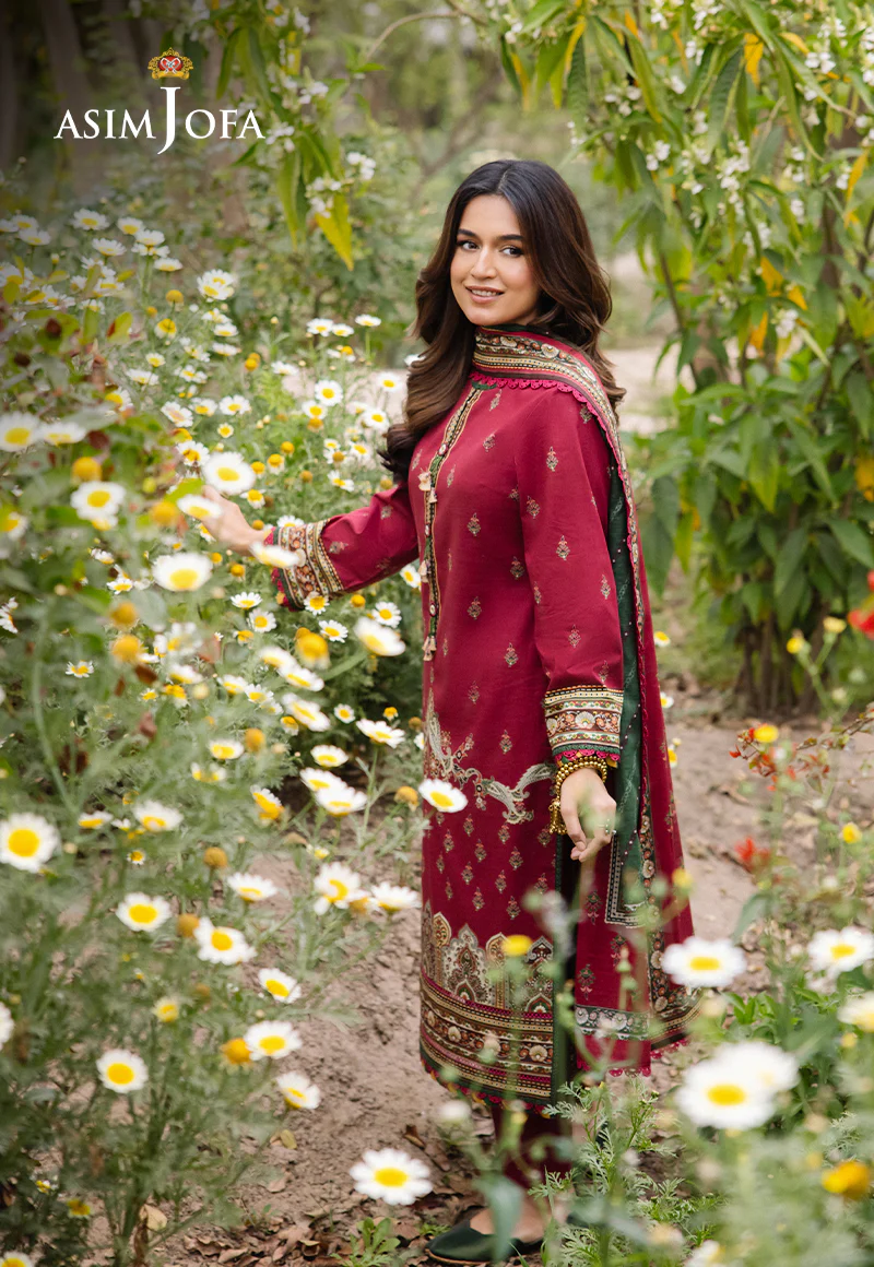 AJBU-03 PRINTED LAWN 3 PCS - Image 10