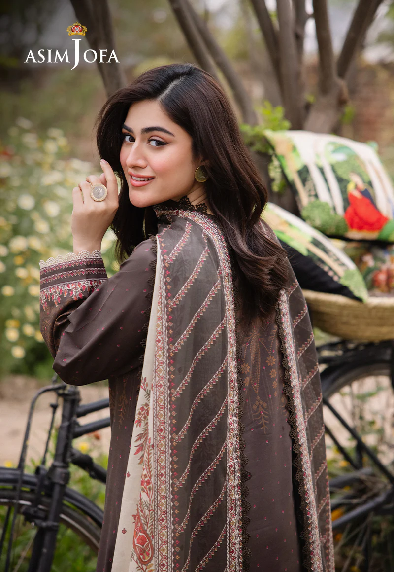 AJBU-06 PRINTED LAWN 3 PCS - Image 4