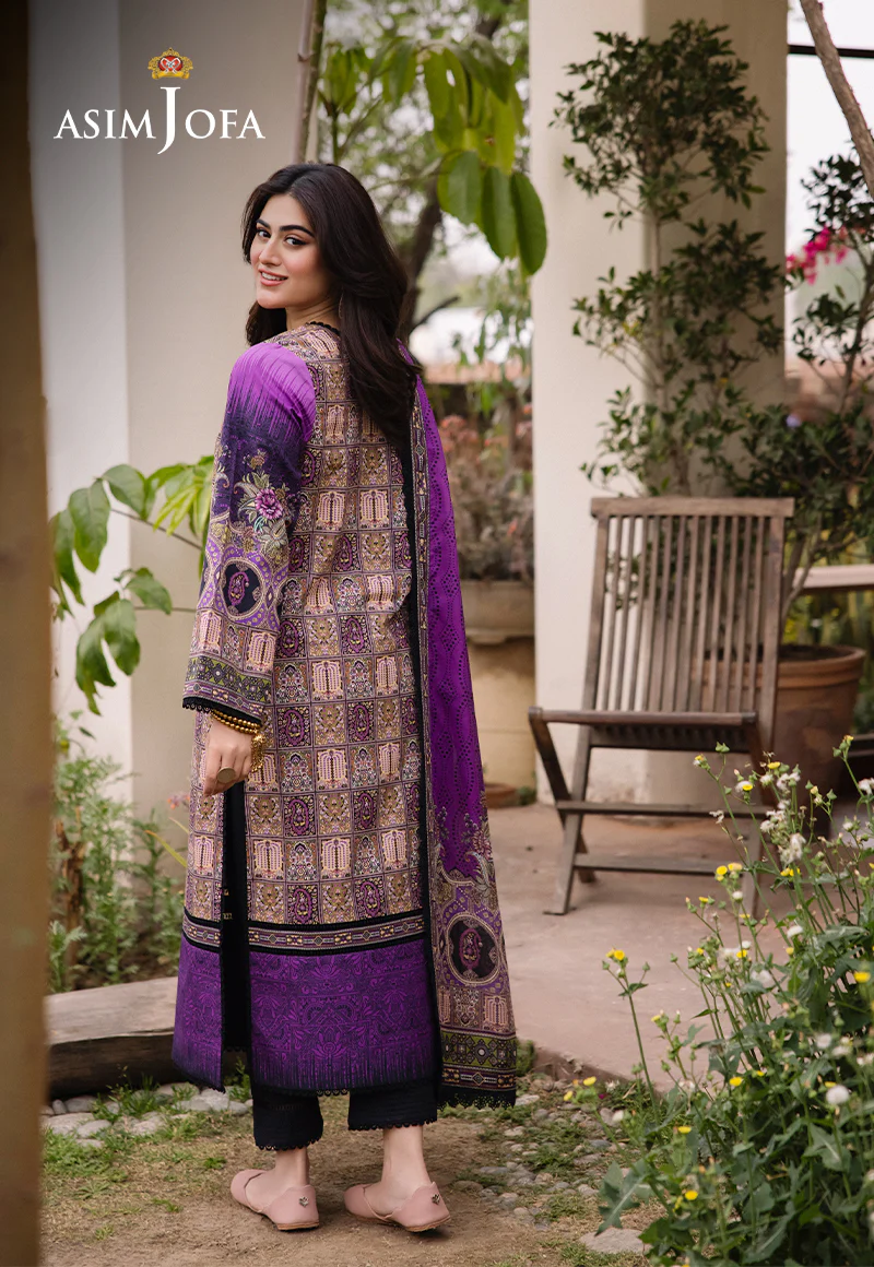 AJBU-07 PRINTED LAWN 3 PCS - Image 2