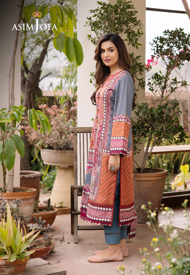 AJBU-10 PRINTED LAWN 3 PCS - Image 3