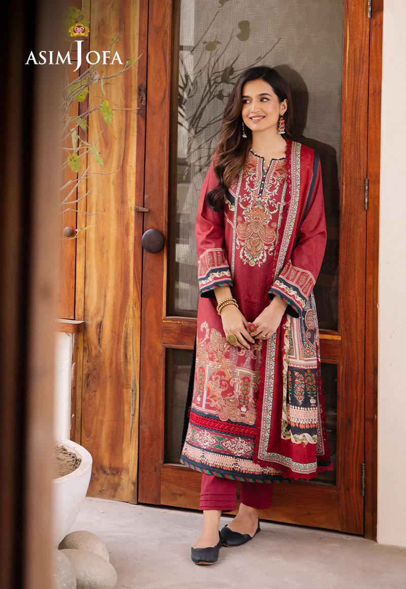 AJBU-20 PRINTED LAWN 3 PCS - Image 5