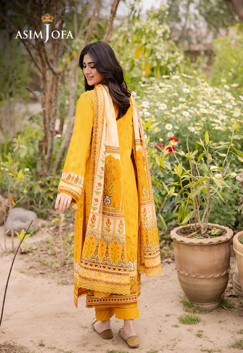 AJBU-22 PRINTED LAWN 3 PCS - Image 2