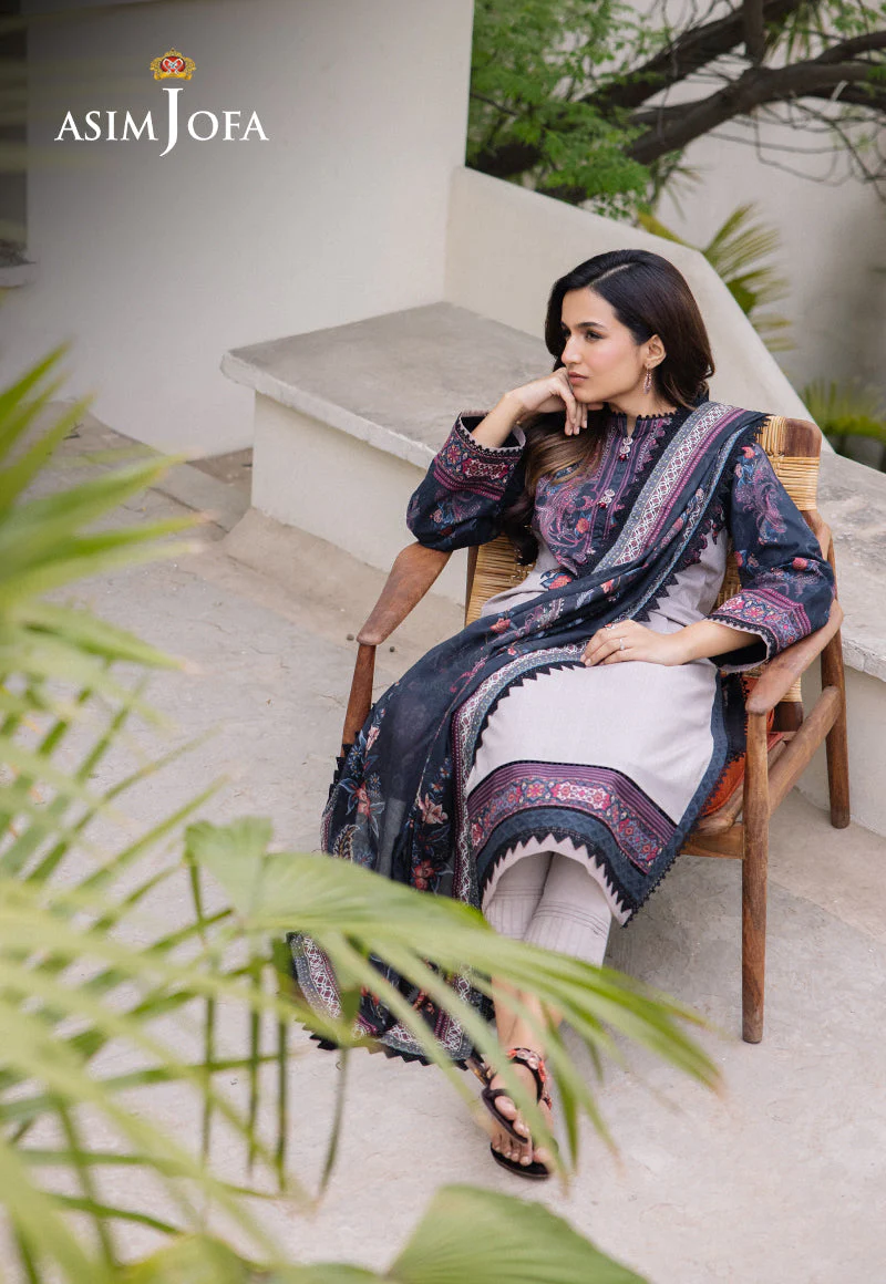 AJBUD-18 PRINTED LAWN STITCHED 3 PCS - Image 5