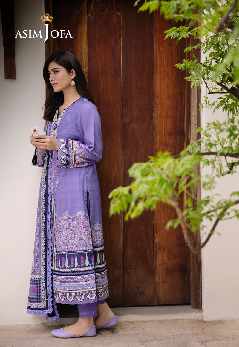 AJBUD-21 PRINTED LAWN STITCHED 3 PCS - Image 2