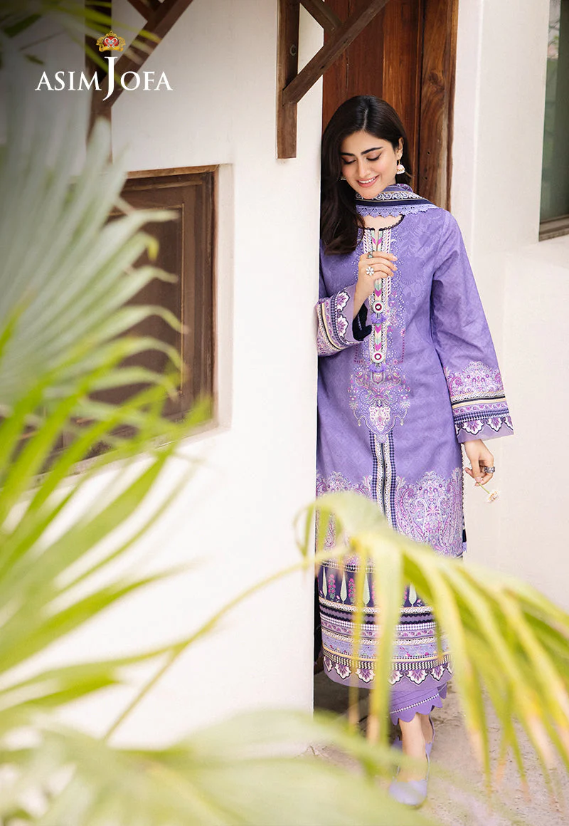 AJBUD-21 PRINTED LAWN STITCHED 3 PCS - Image 7