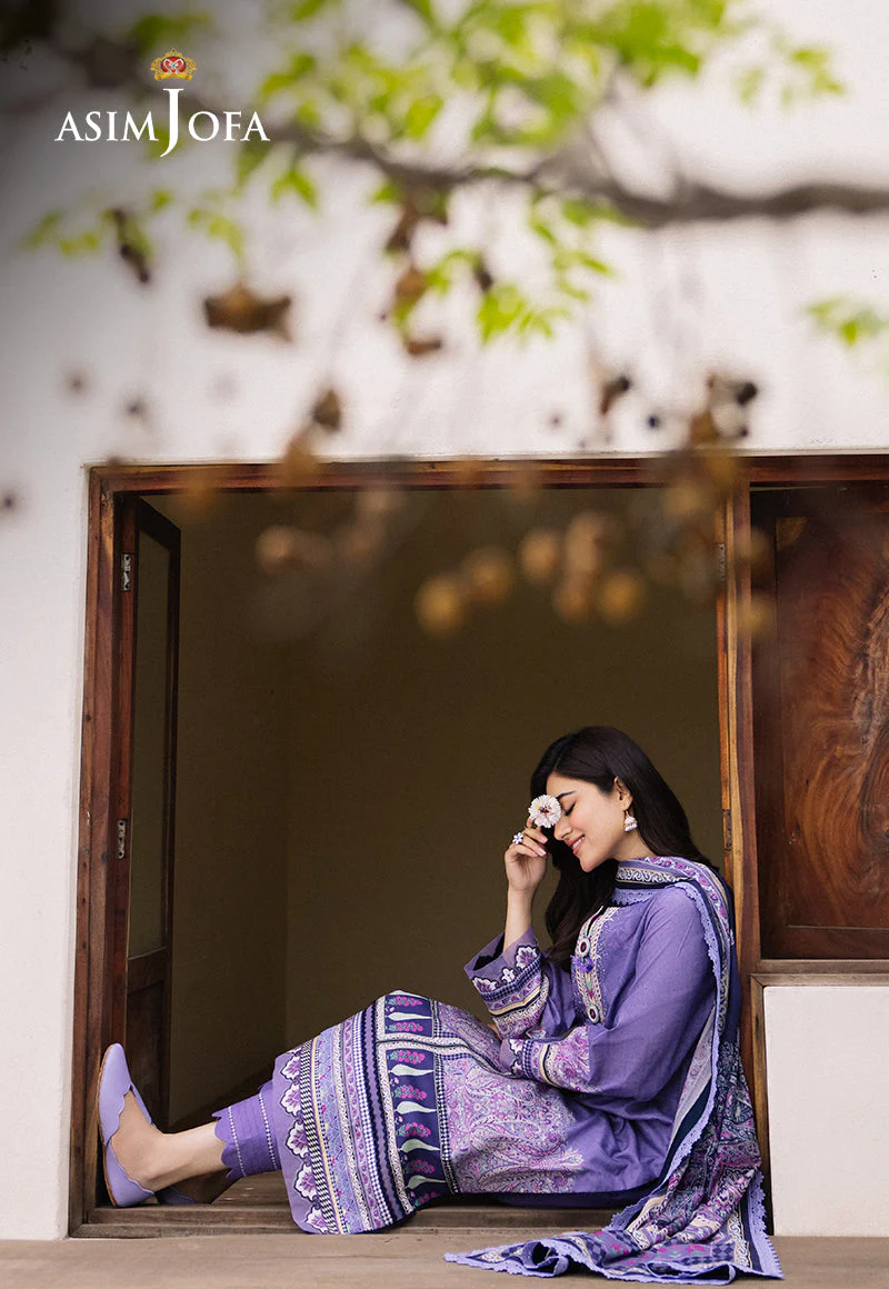 AJBUD-21 PRINTED LAWN STITCHED 3 PCS - Image 9