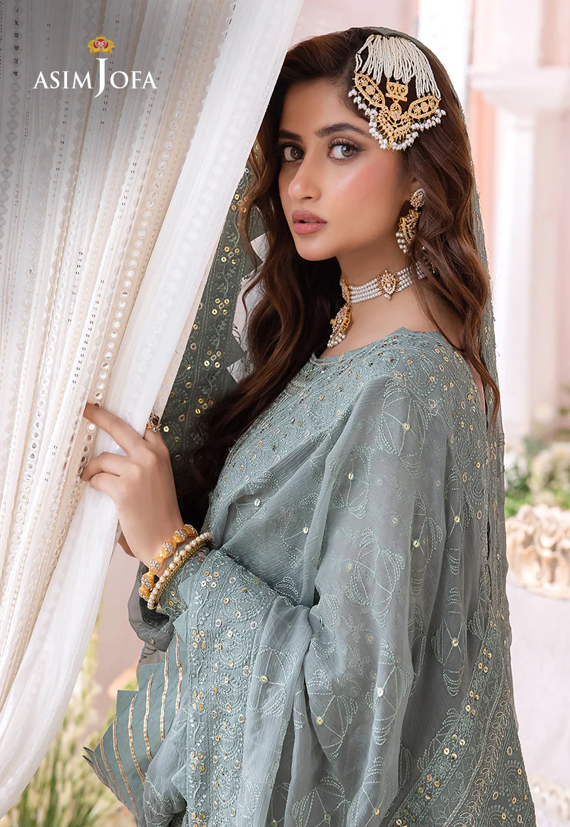 AJCC-07 EMBROIDERED CHIFFON 3 PCS - Image 11