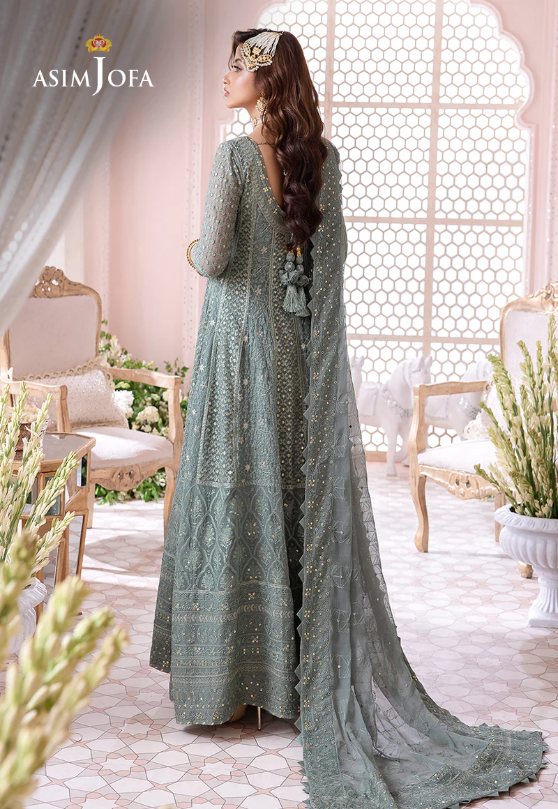 AJCC-07 EMBROIDERED CHIFFON 3 PCS - Image 3