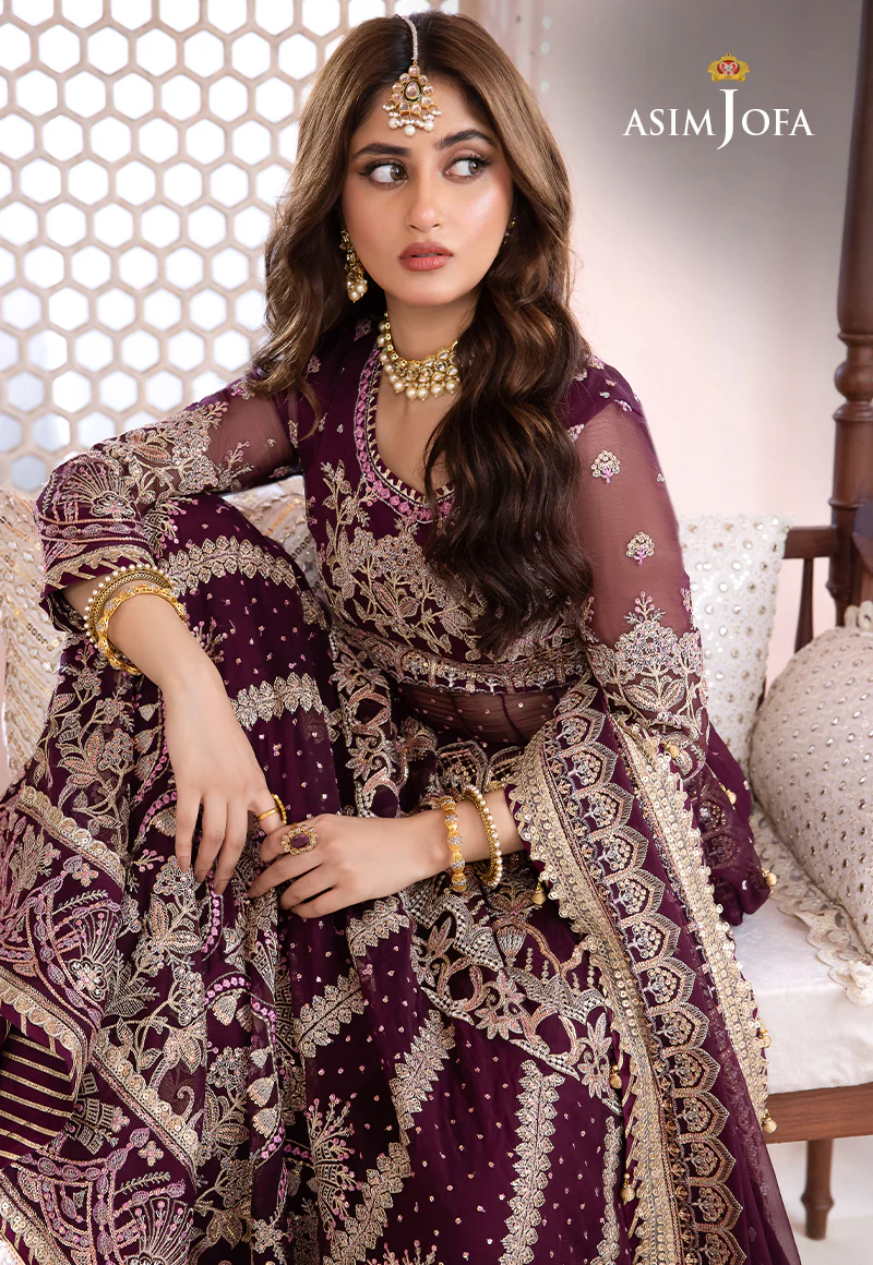 AJCC-10 EMBROIDERED CHIFFON 3 PCS - Image 12