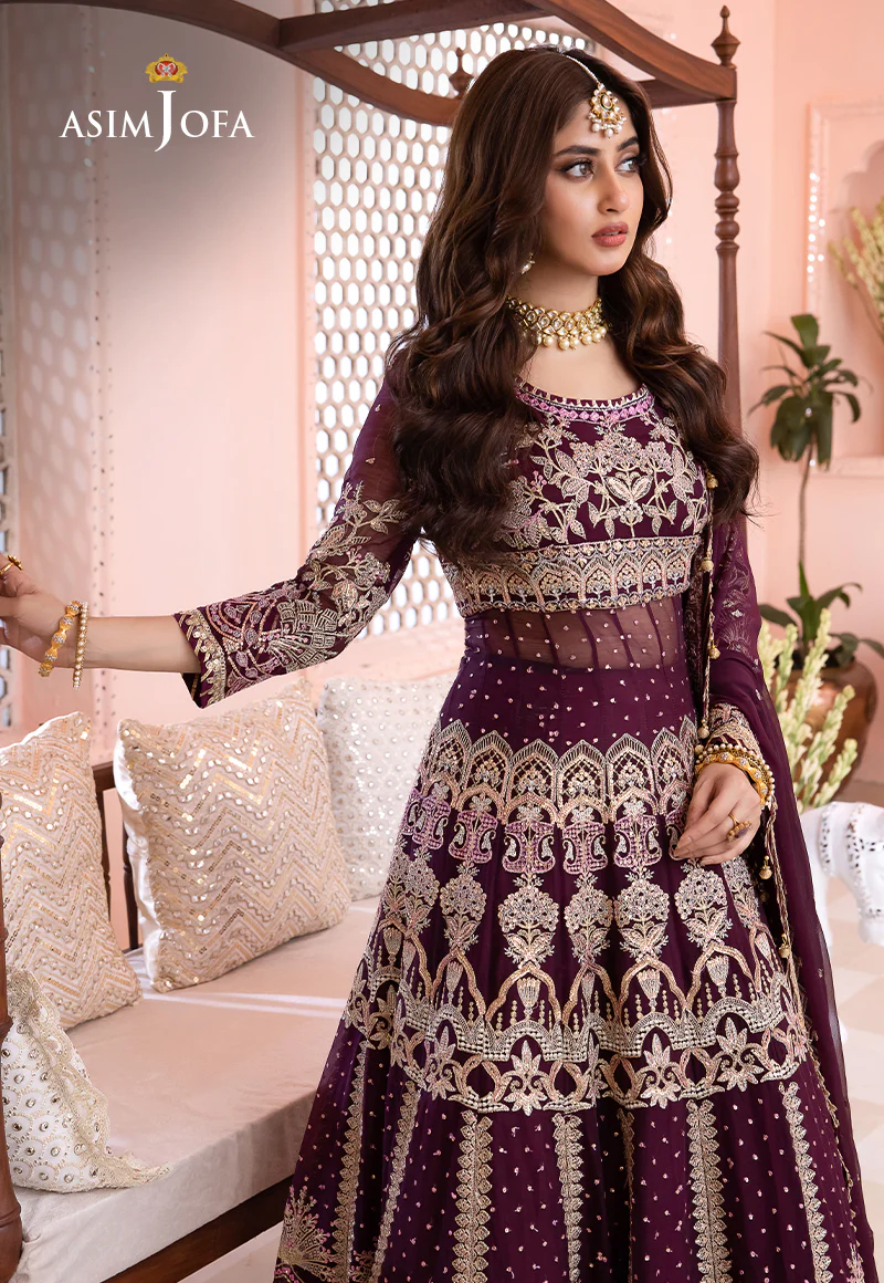 AJCC-10 EMBROIDERED CHIFFON 3 PCS - Image 4