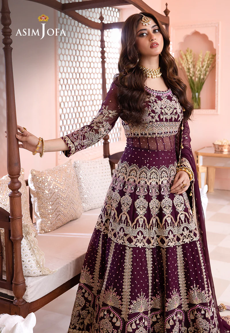 AJCC-10 EMBROIDERED CHIFFON 3 PCS - Image 5
