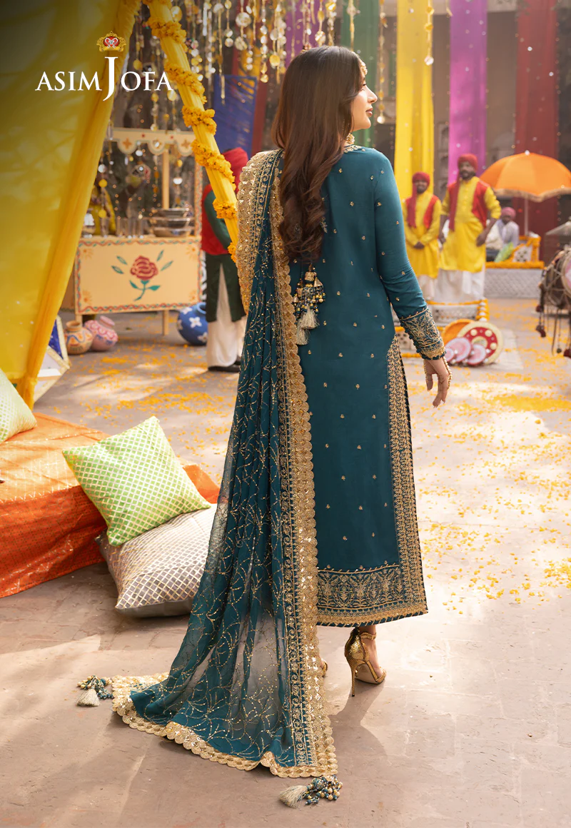 AJCD-07 EMBROIDERED TWISTED SILK 3 PCS - Image 2