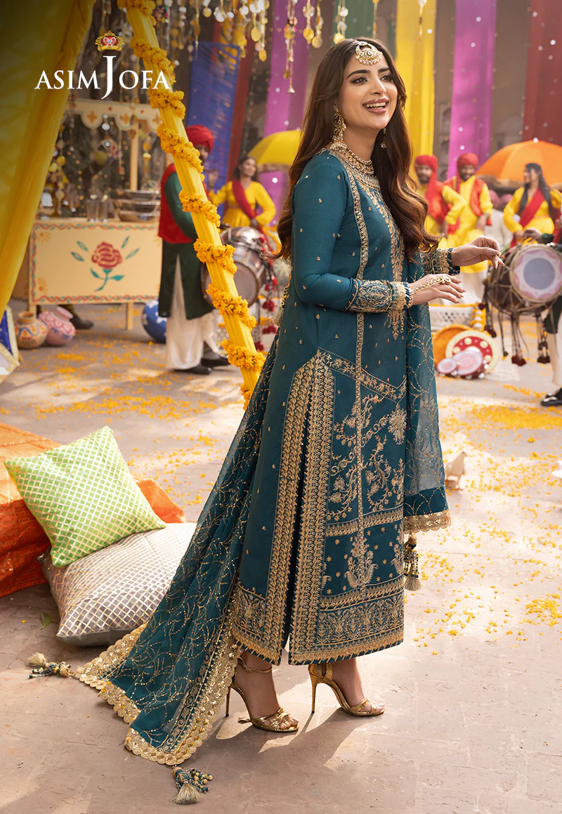 AJCD-07 EMBROIDERED TWISTED SILK 3 PCS - Image 3