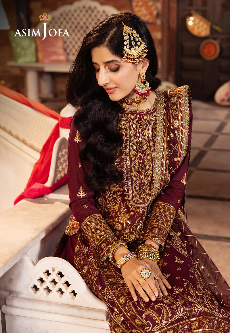 AJCD-09 EMBROIDERED TWISTED SILK 3 PCS - Image 11