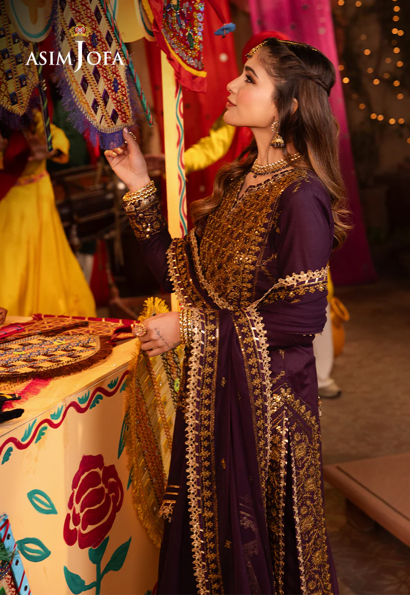 AJCDP-23 EMBROIDERED TWISTED SILK STITCHED 3 PCS - Image 8