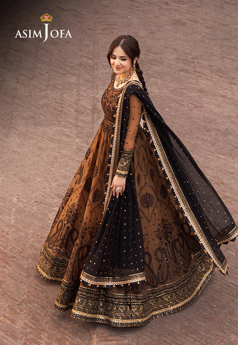 AJCE-11 EMBROIDERED CHIFFON 3 PCS - Image 8