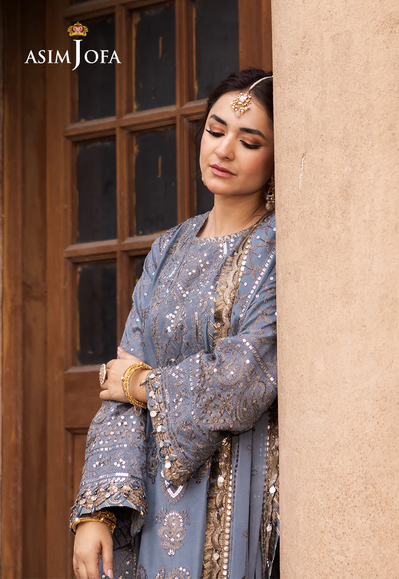AJCE-12 EMBROIDERED PAPER COTTON 3 PCS - Image 10