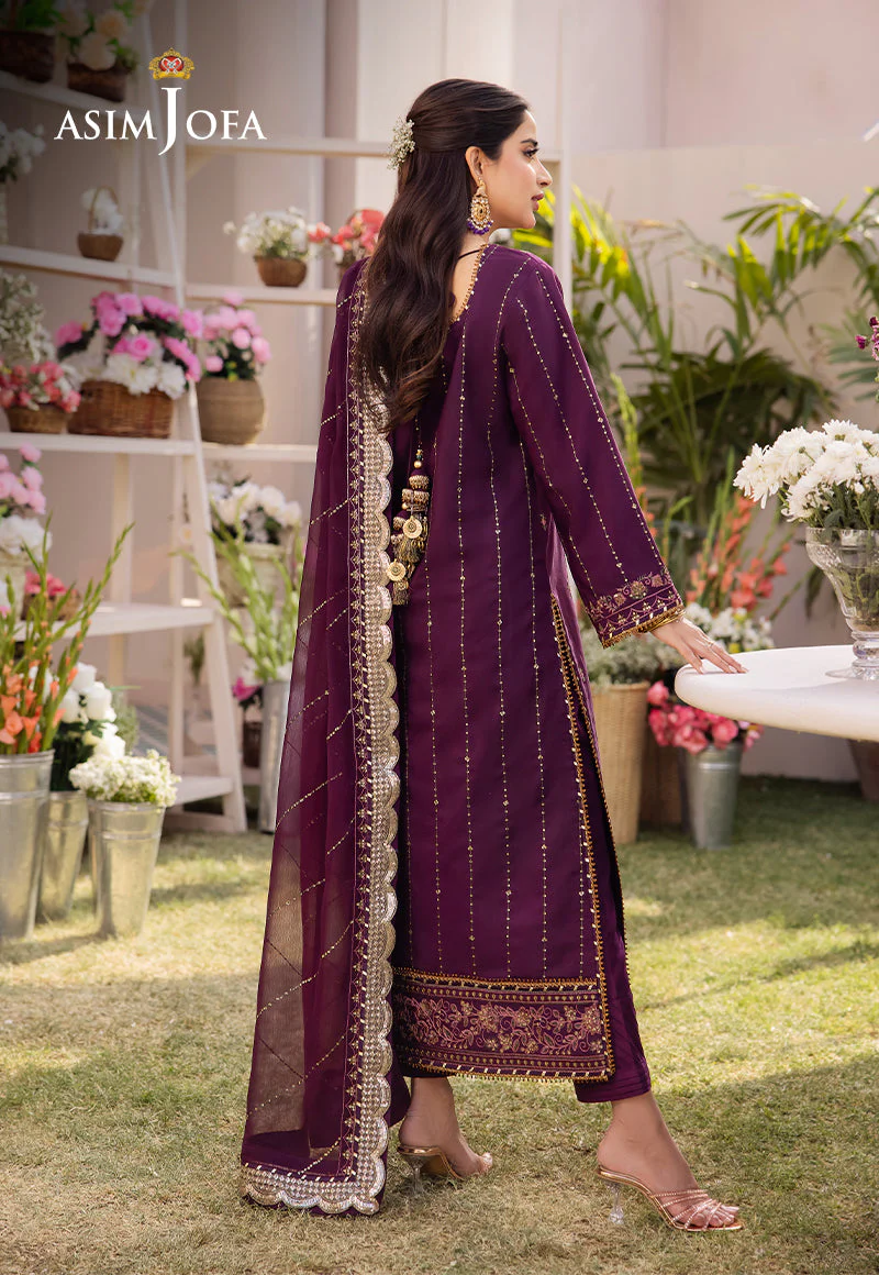 AJCFD-22-XS EMBROIDERED BOSKI SILK 3 PCS - Image 2