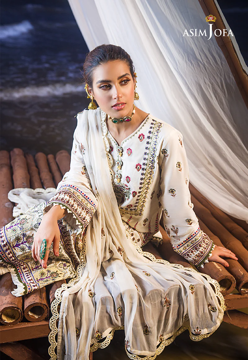 AJCK-01 EMBROIDERED LAWN 3 PCS - Image 3