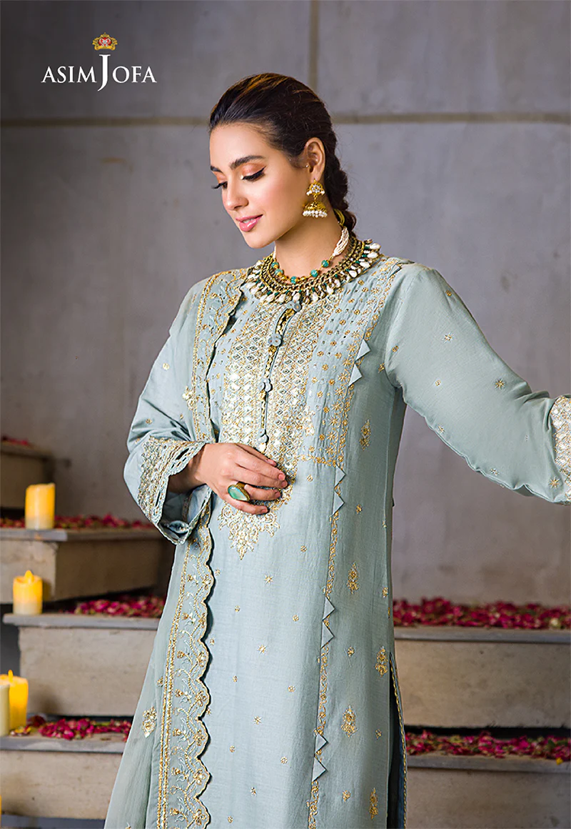 AJCK-03 EMBROIDERED LAWN 3 PCS - Image 2