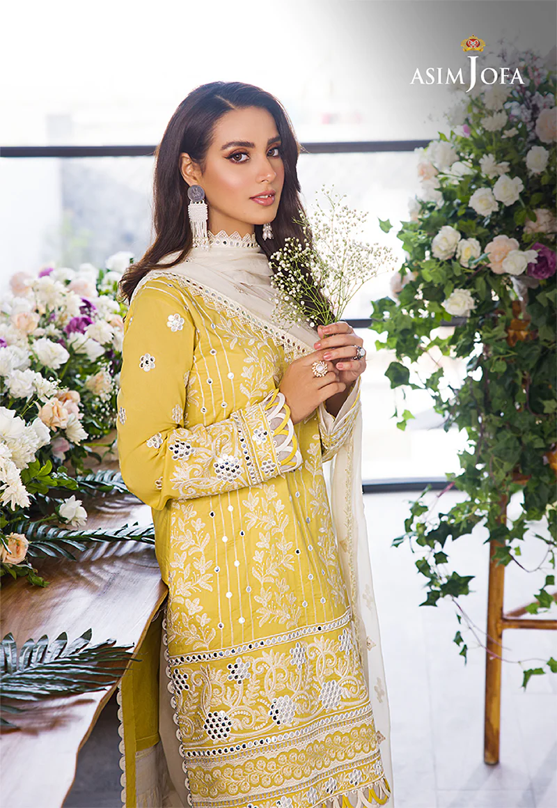 AJCK-06 EMBROIDERED LAWN 3 PCS - Image 6