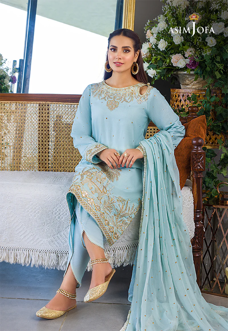 AJCK-07 EMBROIDERED LAWN 3 PCS - Image 4
