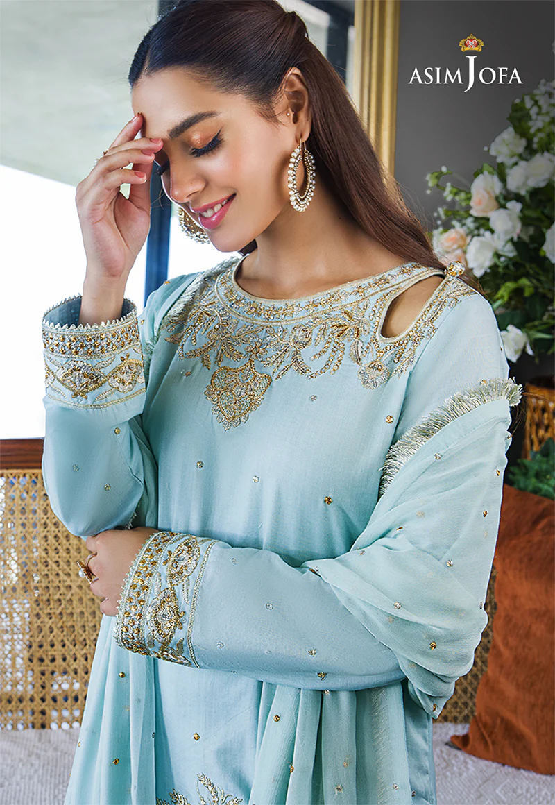 AJCK-07 EMBROIDERED LAWN 3 PCS - Image 7