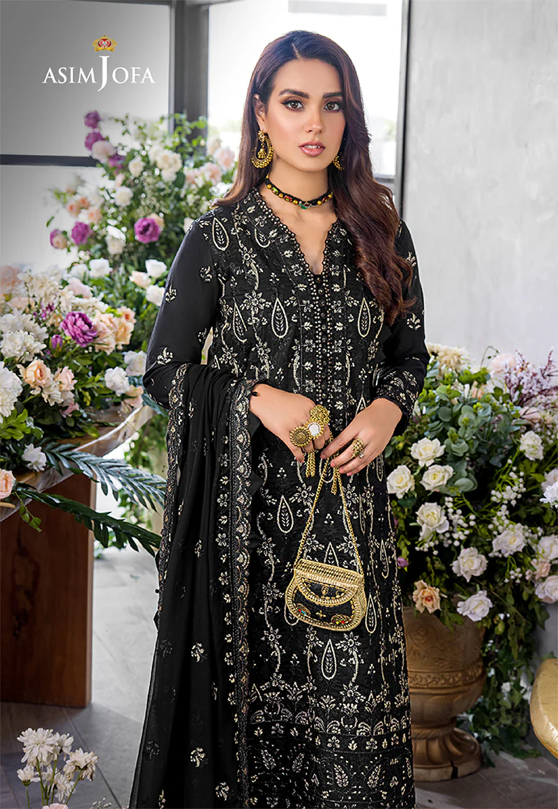 AJCK-08 EMBROIDERED LAWN 3 PCS - Image 2