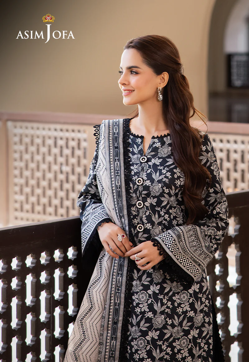 AJCM-07 PRINTED LAWN 3 PCS - Image 4