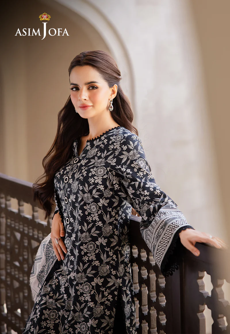 AJCM-07 PRINTED LAWN 3 PCS - Image 6