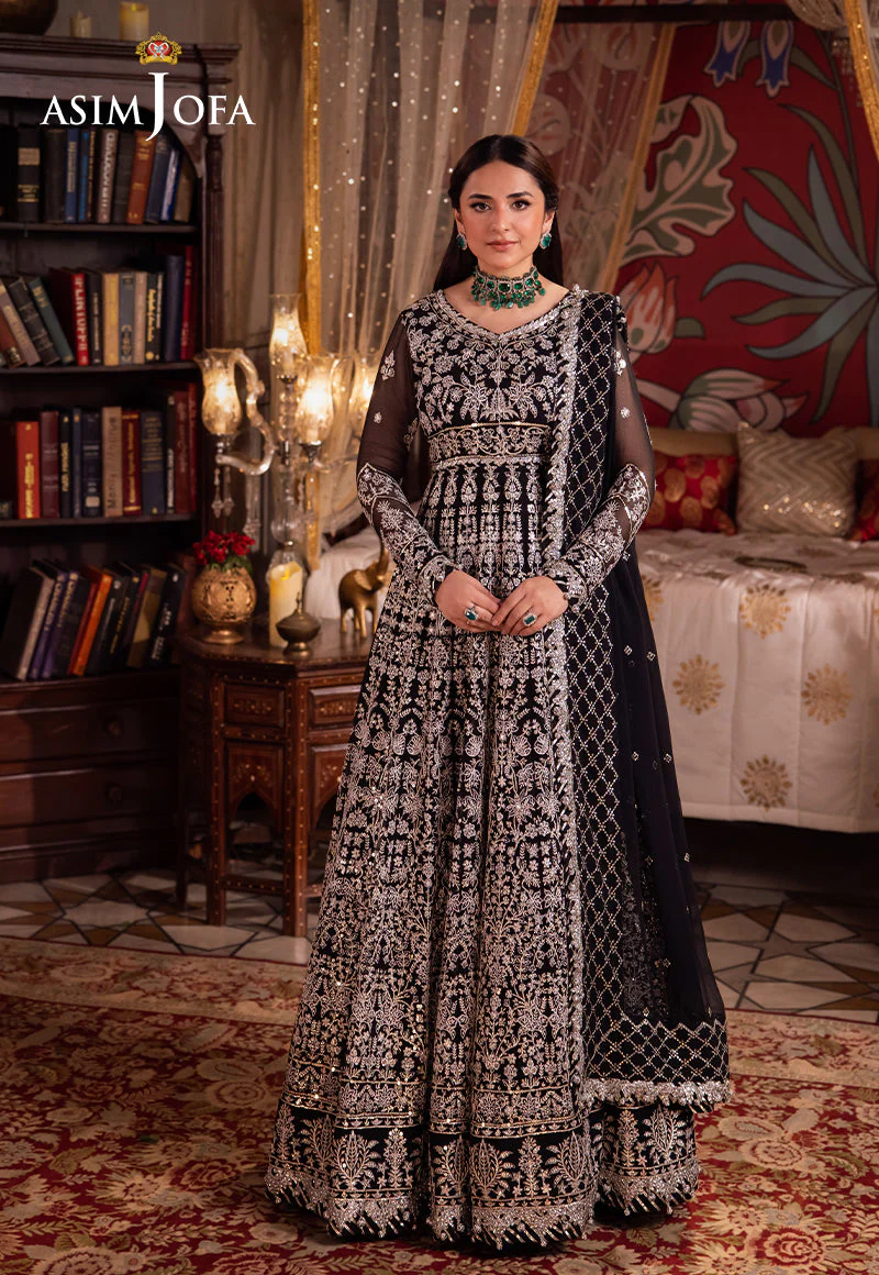 AJCRD-02 EMBROIDERED CHIFFON STITCHED 3 PCS