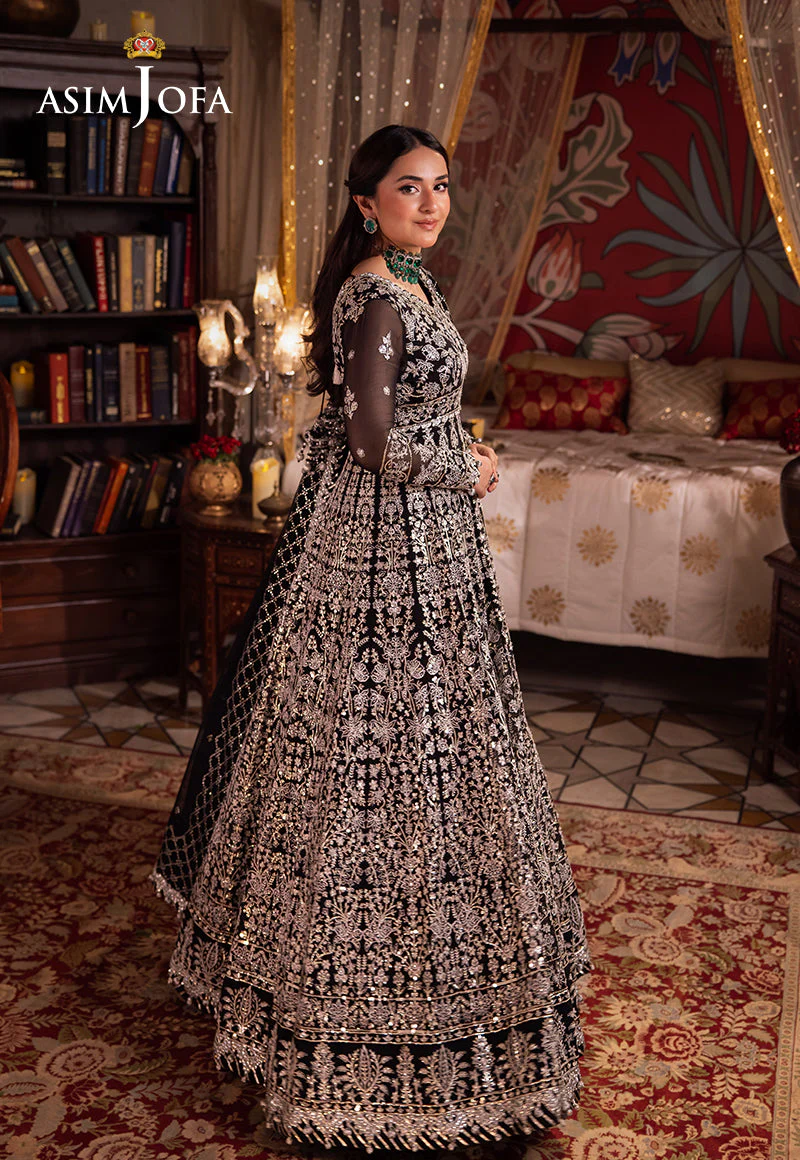AJCRD-02 EMBROIDERED CHIFFON STITCHED 3 PCS - Image 6