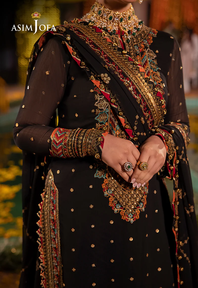 AJDA-02 EMBROIDERED CHIFFON 3 PCS - Image 10