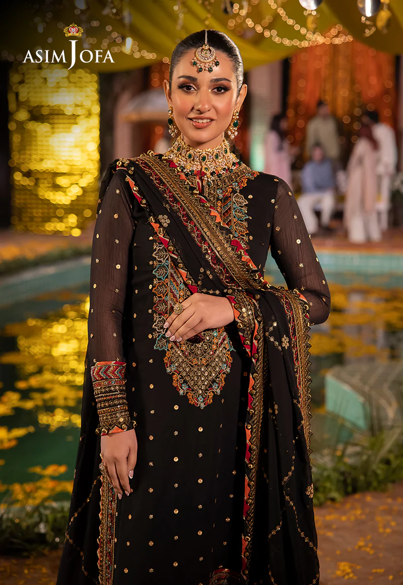 AJDA-02 EMBROIDERED CHIFFON 3 PCS - Image 11