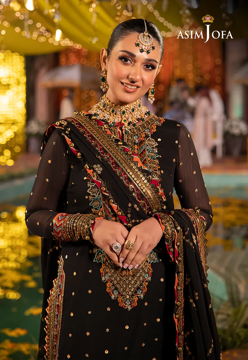 AJDA-02 EMBROIDERED CHIFFON 3 PCS - Image 7