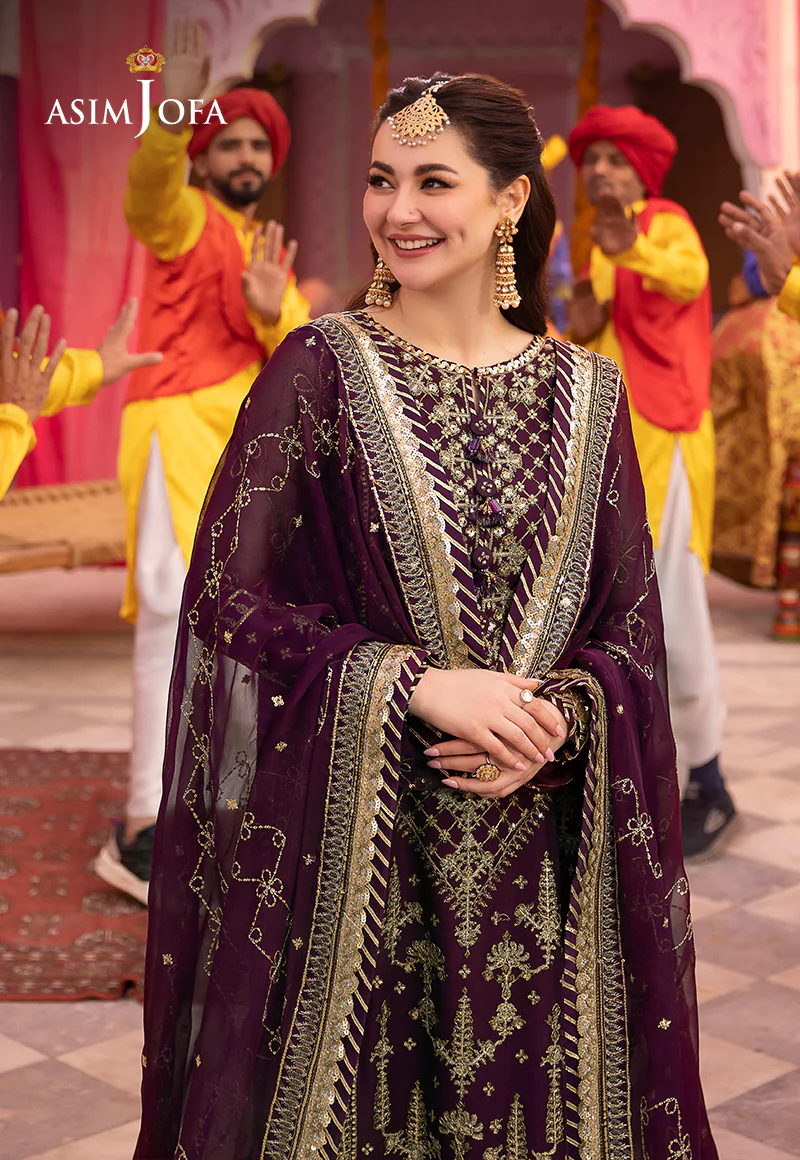 AJDA-03 EMBROIDERED CHIFFON 3 PCS - Image 10